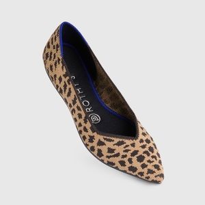 Rothys Leopard Point Flats